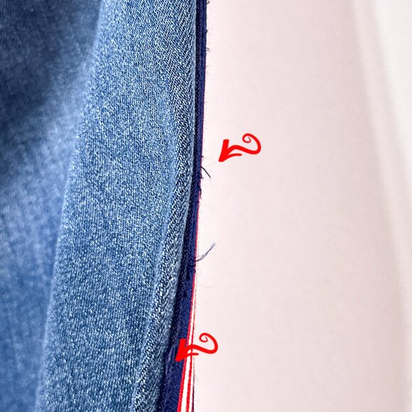 NWT Just Black Raw Frayed Hem Side Stripe Mid Rise Ankle Skinny Jeans Size 30‎ - Picture 7 of 16